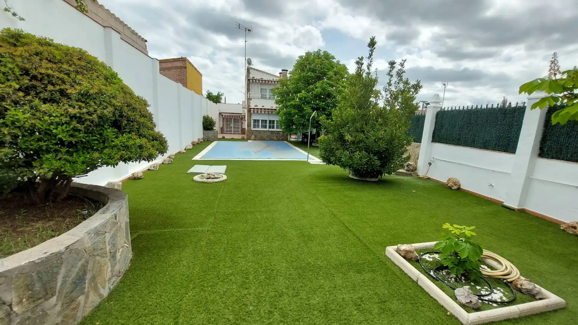 Garden of Houses for sale in San Martín de la Vega  with Air Conditioner, Heating and Private garden