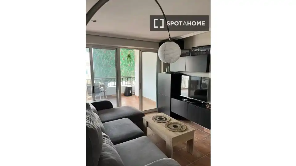 Sala de estar de Piso de alquiler en Sagunto / Sagunt con Aire acondicionado, Calefacción y Amueblado
