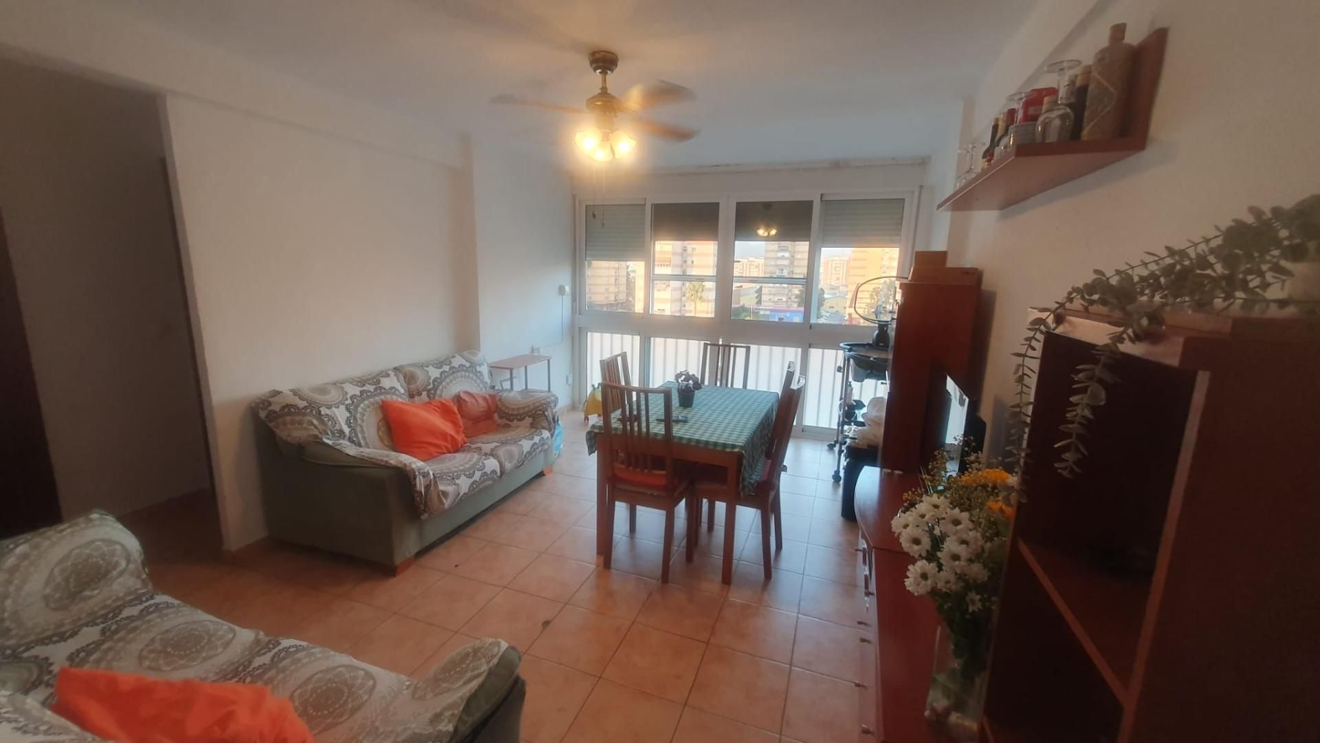 Sala d'estar de Pis en venda en Málaga Capital