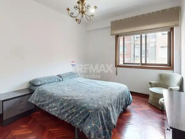 Bedroom of Flat for sale in Vigo   with Heating, Parquet flooring and Terrace