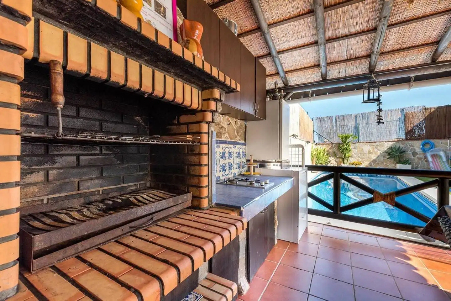 Terrace of Detached homes for rent in Benalmádena  with Air Conditioner, Heating and Private garden