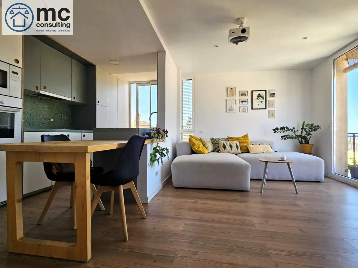 Sala de estar de Piso en venta en La Garriga con Aire acondicionado, Calefacción y Parquet