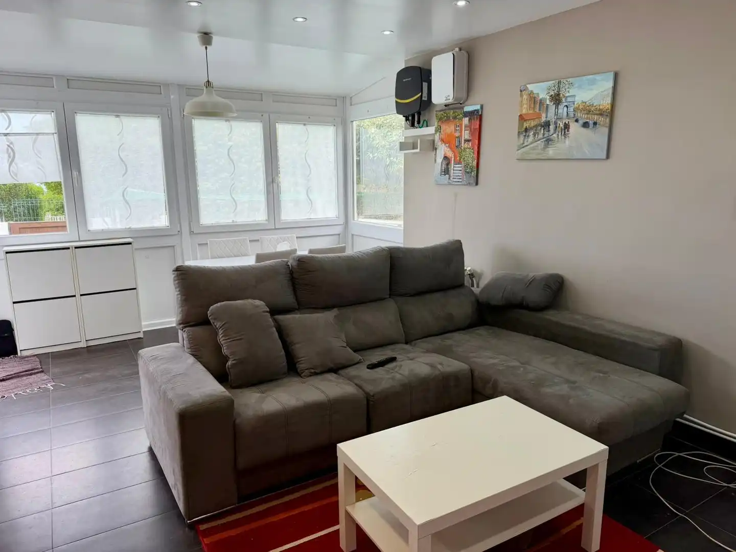 Sala de estar de Casa o chalet en venta en Arteixo con Calefacción y Jardín privado