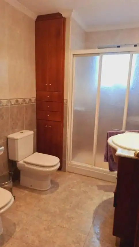Baño de Casa adosada en venta en Málaga con Aire acondicionado y Terraza