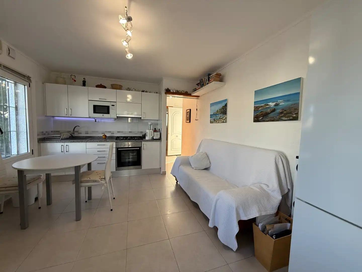 Sala de estar de Planta baja en venta en Dénia con Aire acondicionado, Calefacción y Jardín privado