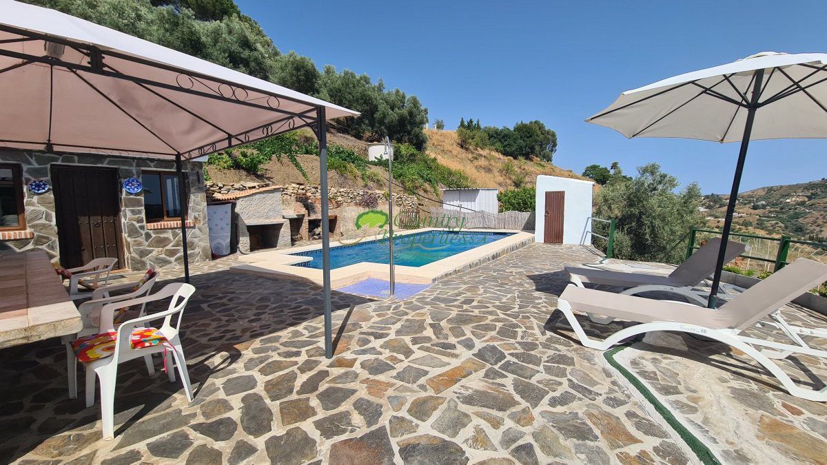 Swimming pool of Country house for sale in Cómpeta  with Heating, Private garden and Terrace