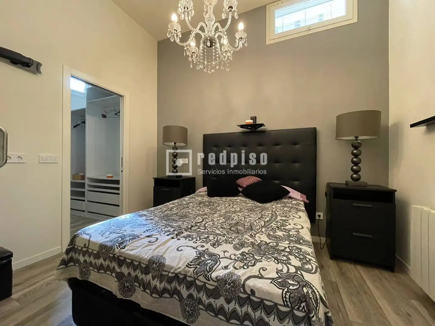 Bedroom of Flat for rent in Madrid  with Heating, Terrace and Furnished