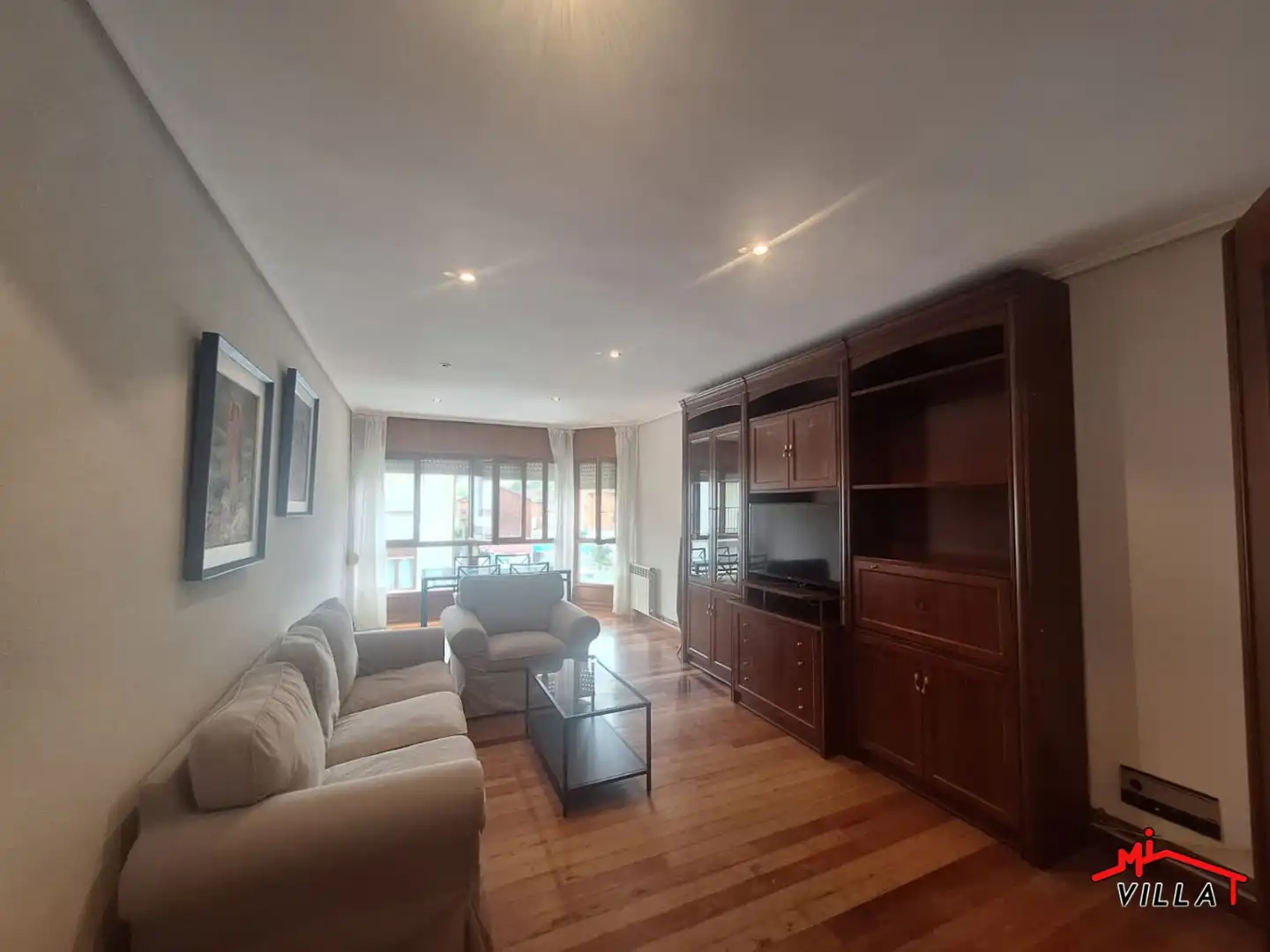 Sala de estar de Piso de alquiler en Ramales de la Victoria con Calefacción, Amueblado y Balcón