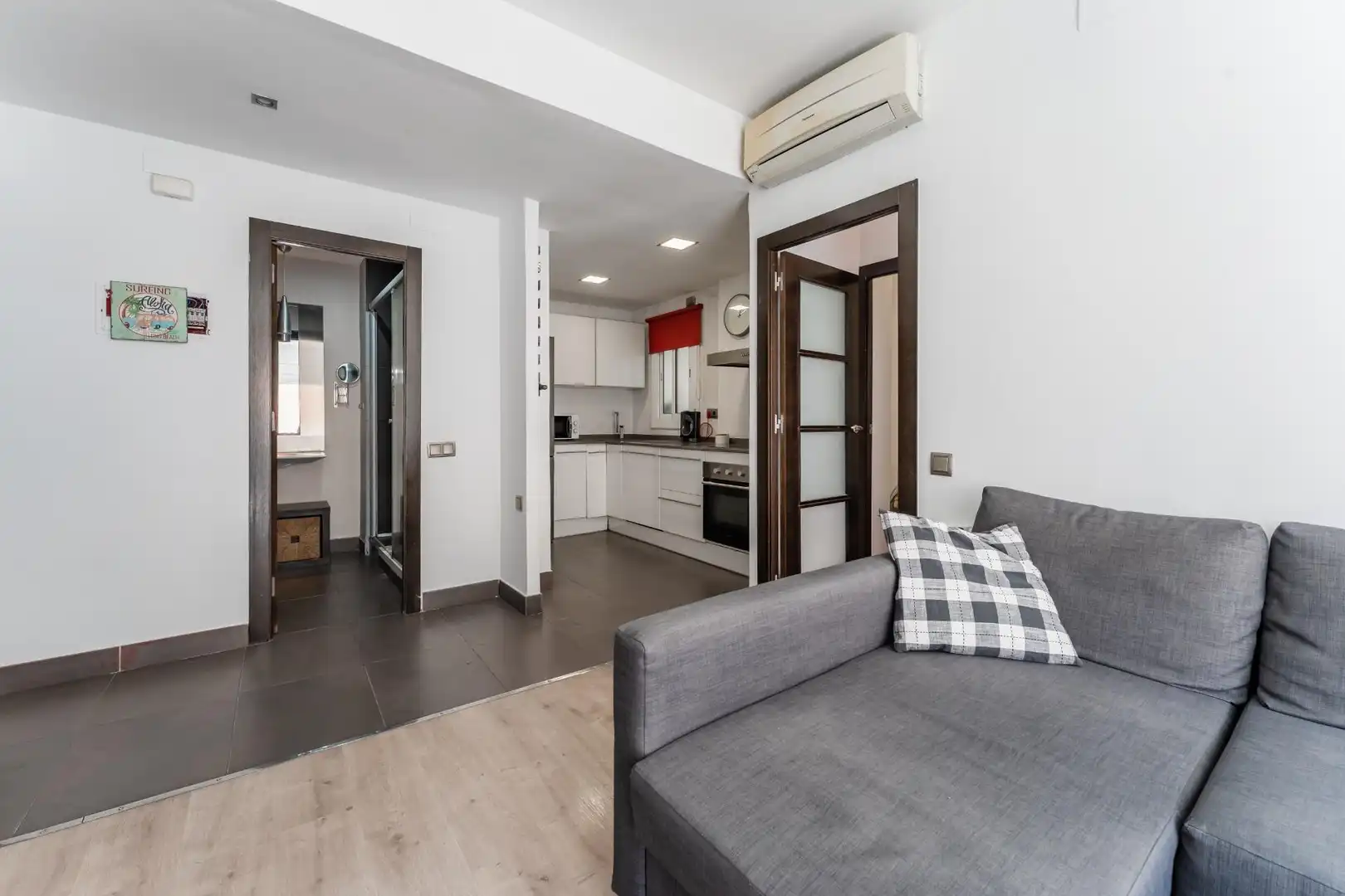 Sala de estar de Piso en venta en Mollet del Vallès con Aire acondicionado y Parquet