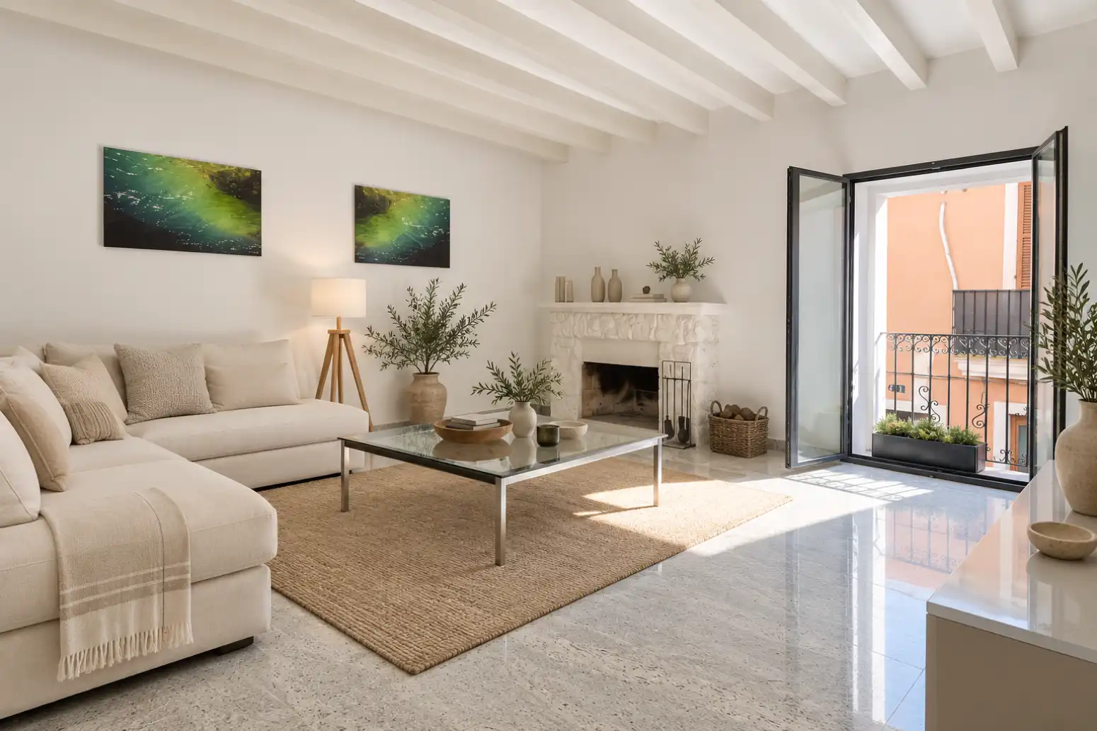 Sala d'estar de Casa o xalet en venda en Andratx