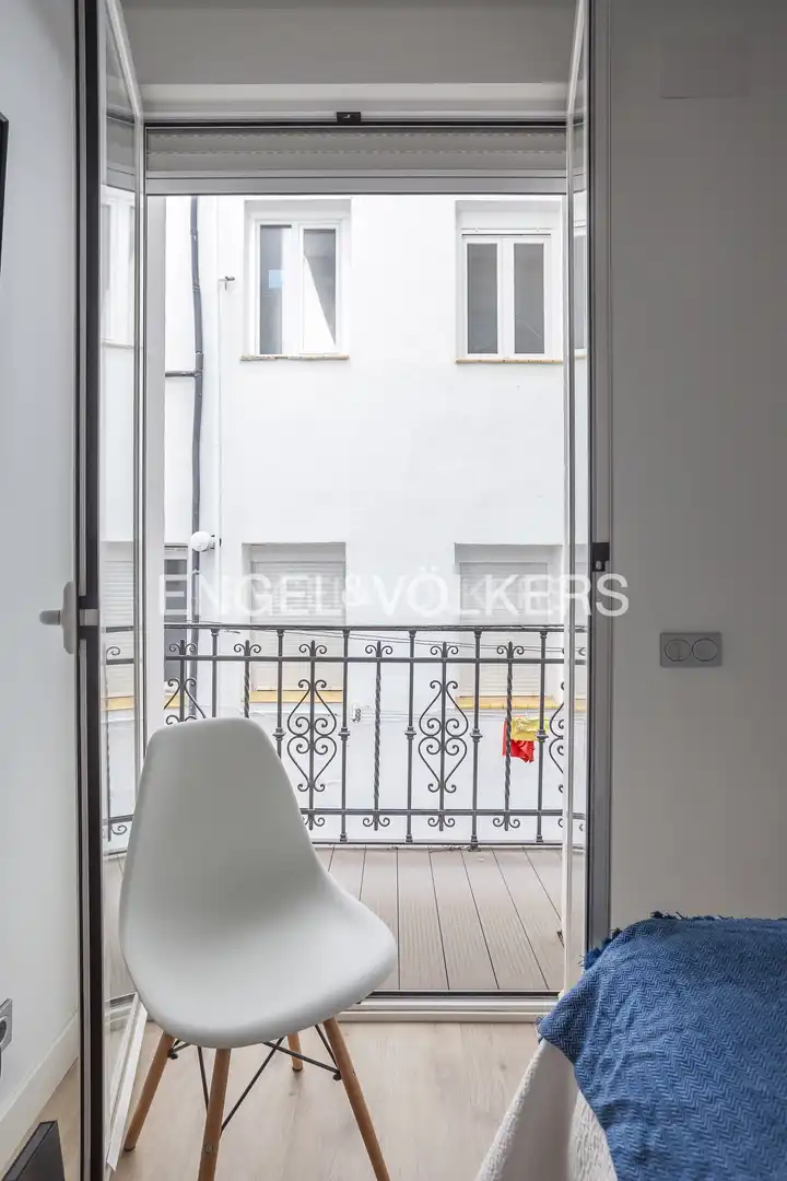 Terraza de Piso de alquiler en Madrid con Aire acondicionado, Calefacción y Amueblado