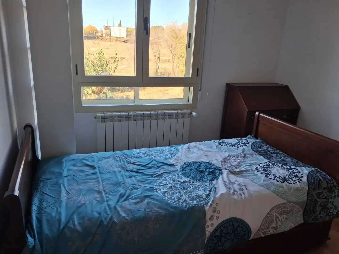 Schlafzimmer von Einfamilien-Reihenhaus zur Miete in Albacete mit Klimaanlage, Heizung und Parkett