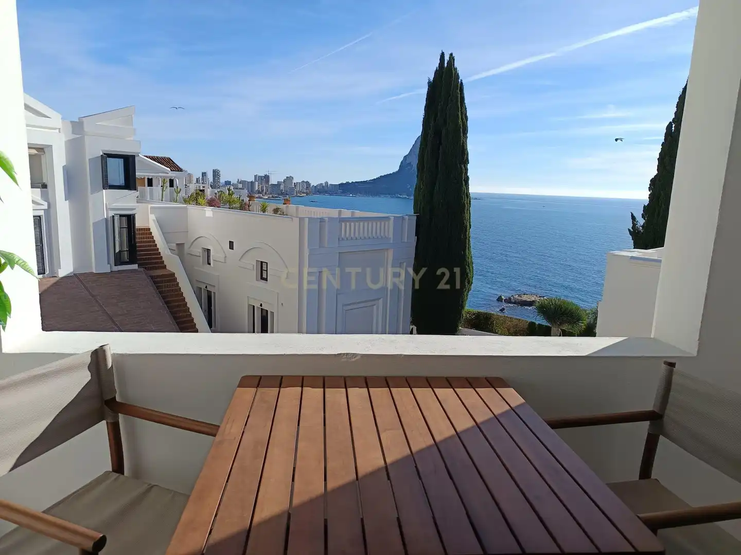 Außenansicht von Maisonette zum Verkauf in Calpe / Calp mit Klimaanlage, Waschmaschine und Balkon
