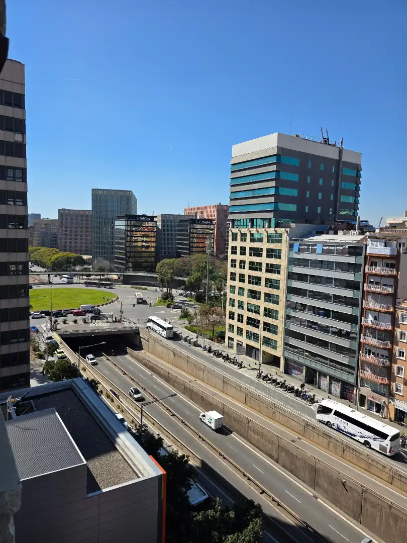 Vista exterior de Piso en venta en Barcelona con Aire acondicionado, Calefacción y Parquet