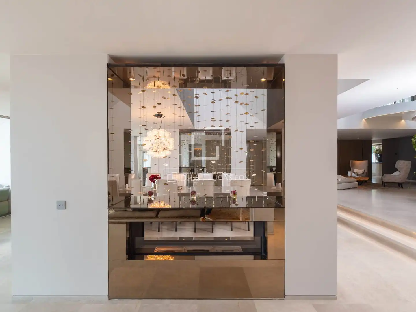 Dining room of Houses for sale in Santa Eulària des Riu  with Air Conditioner, Heating and Private garden