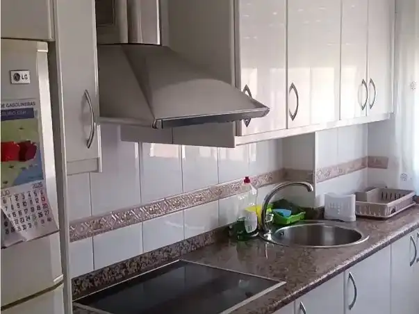 Küche von Wohnung zur Miete in Murcia mit Klimaanlage, Privatgarten und Möbliert