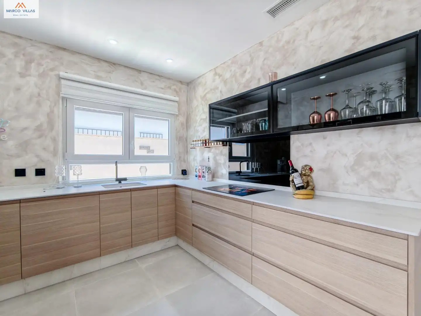 Cocina de Casa o chalet en venta en San Fulgencio con Aire acondicionado, Jardín privado y Piscina