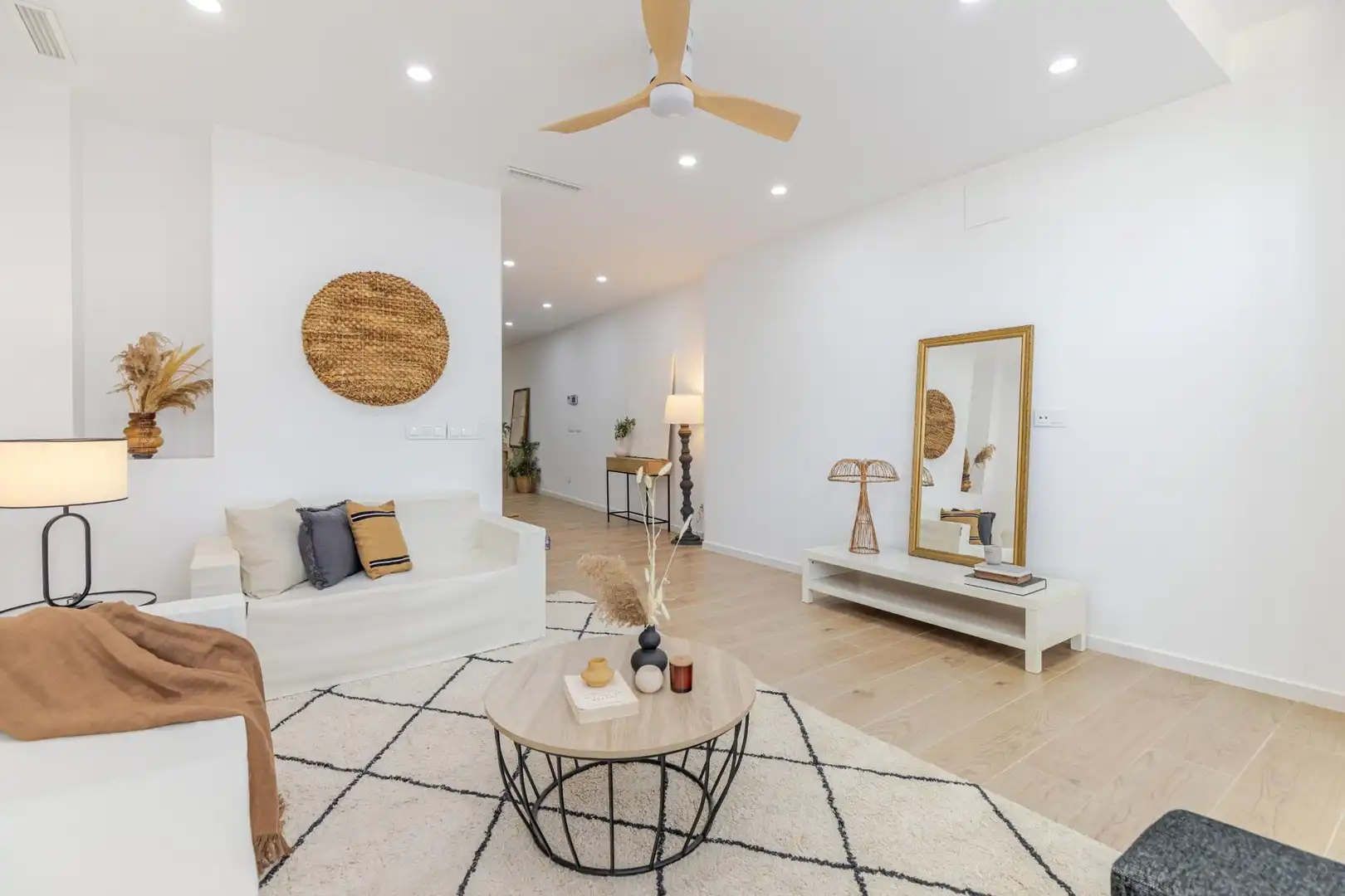 Sala de estar de Planta baja en venta en Bonrepòs i Mirambell con Aire acondicionado