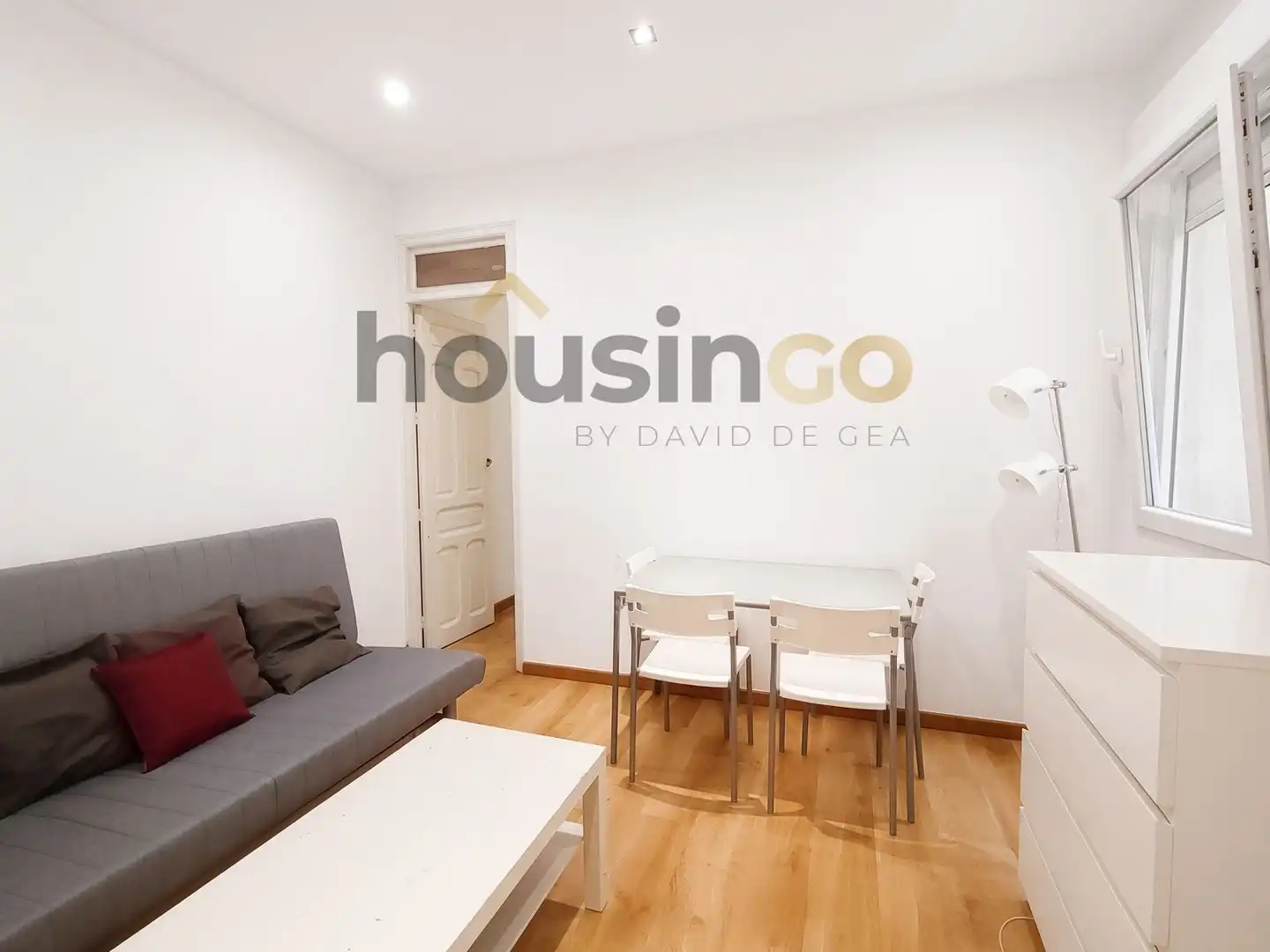 Wohnzimmer von Wohnung zur Miete in Barrio de Salamanca