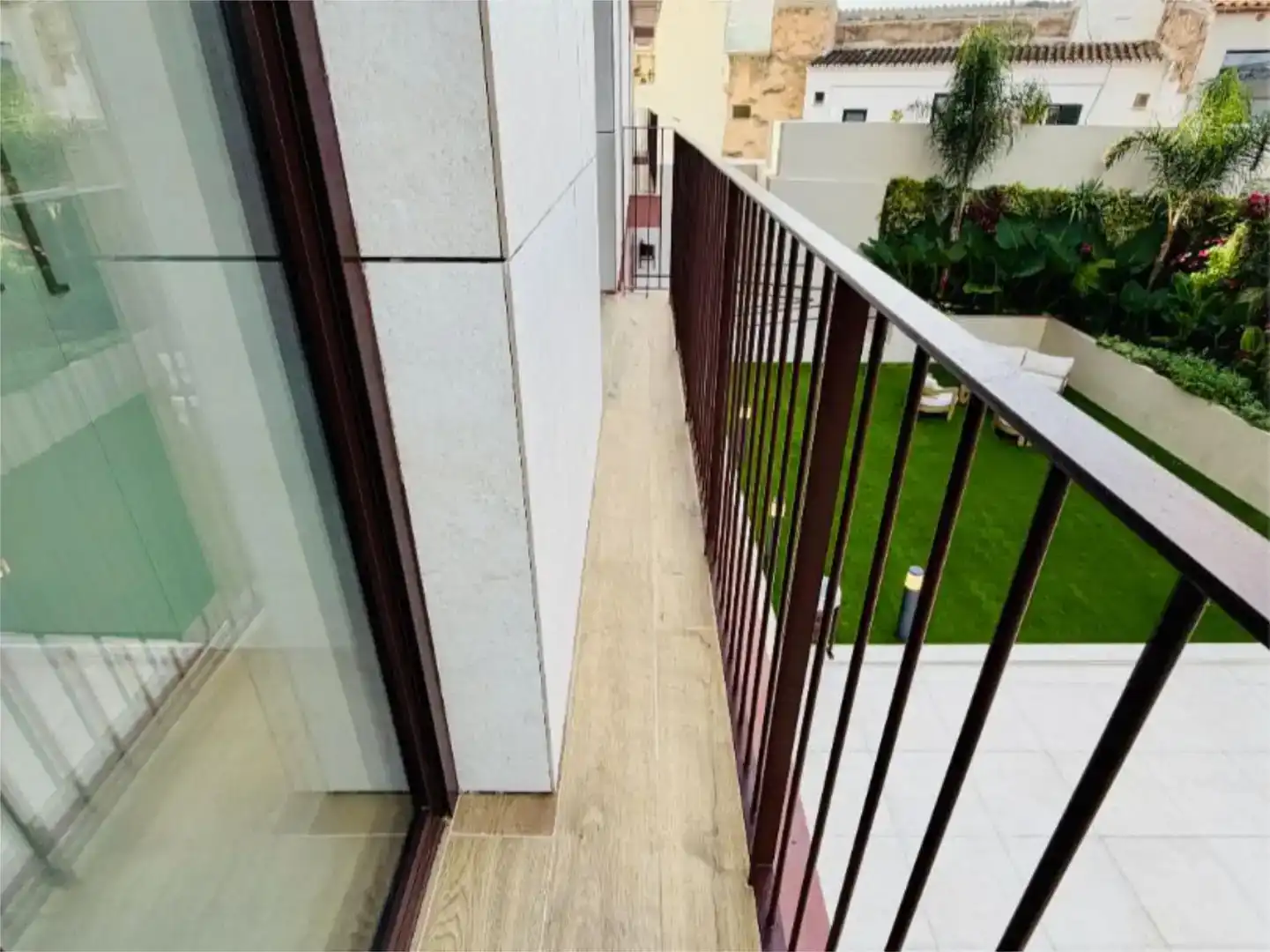 Terrassa de Pis de lloguer en  Palma de Mallorca amb Aire condicionat, Jardí privat i Traster
