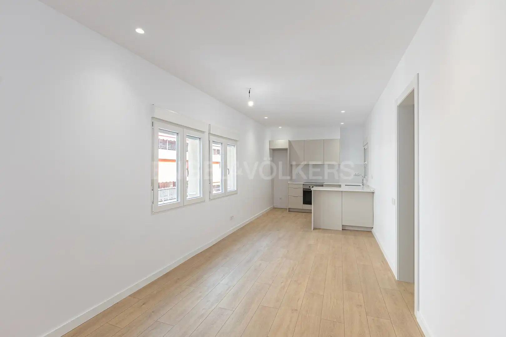 Sala de estar de Piso en venta en Barcelona con Aire acondicionado, Calefacción y Parquet