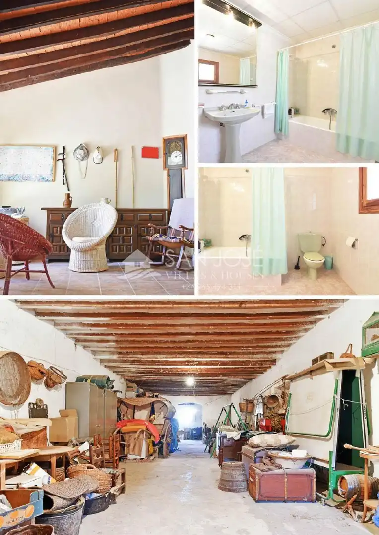 Baño de Finca rústica en venta en El Pinós / Pinoso con Jardín privado, Piscina y Amueblado
