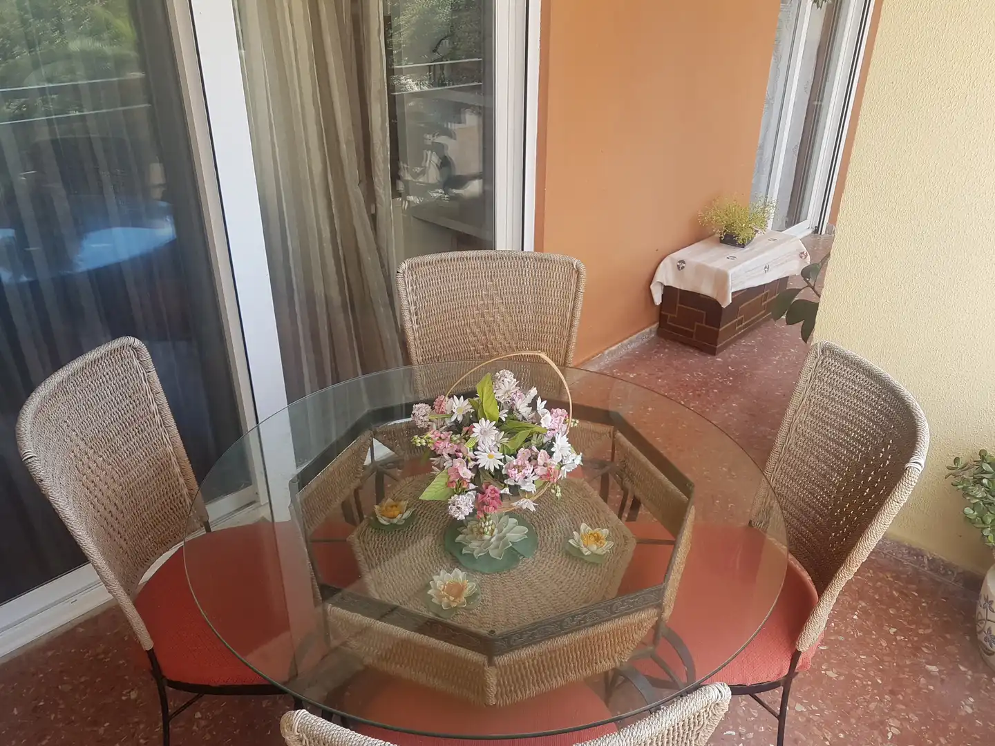 Terrassa de Apartament de lloguer en El Puig de Santa Maria amb Terrassa, Moblat i Forn