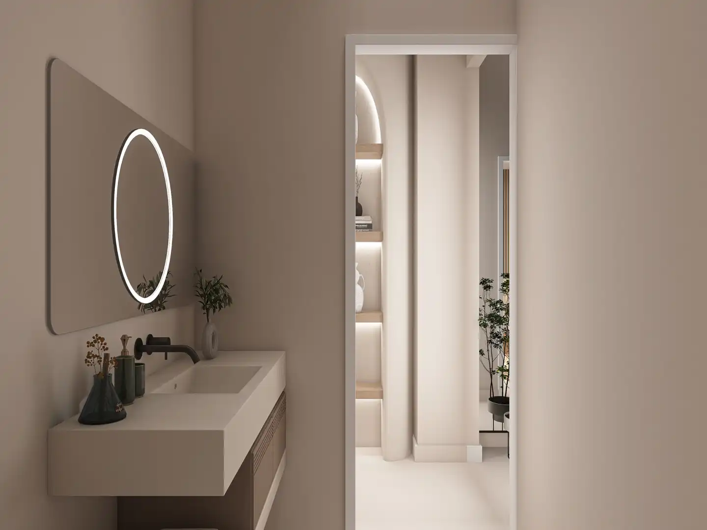 Bathroom of Flat for sale in Barcelona  with Private garden and Terrace