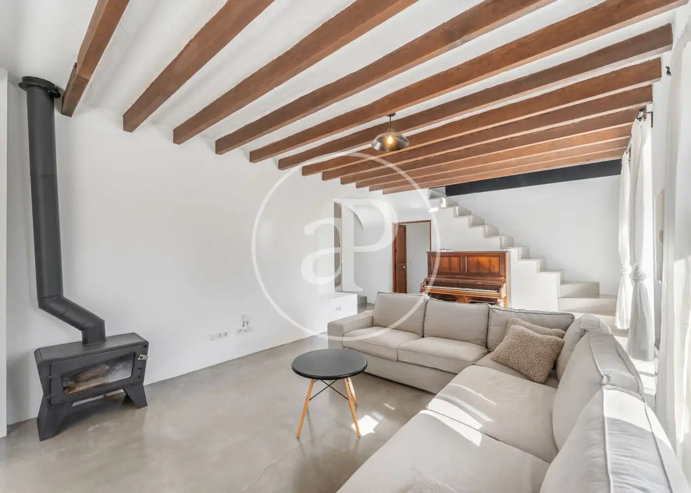 Sala d'estar de Casa o xalet en venda en  Palma de Mallorca amb Aire condicionat, Calefacció i Jardí privat