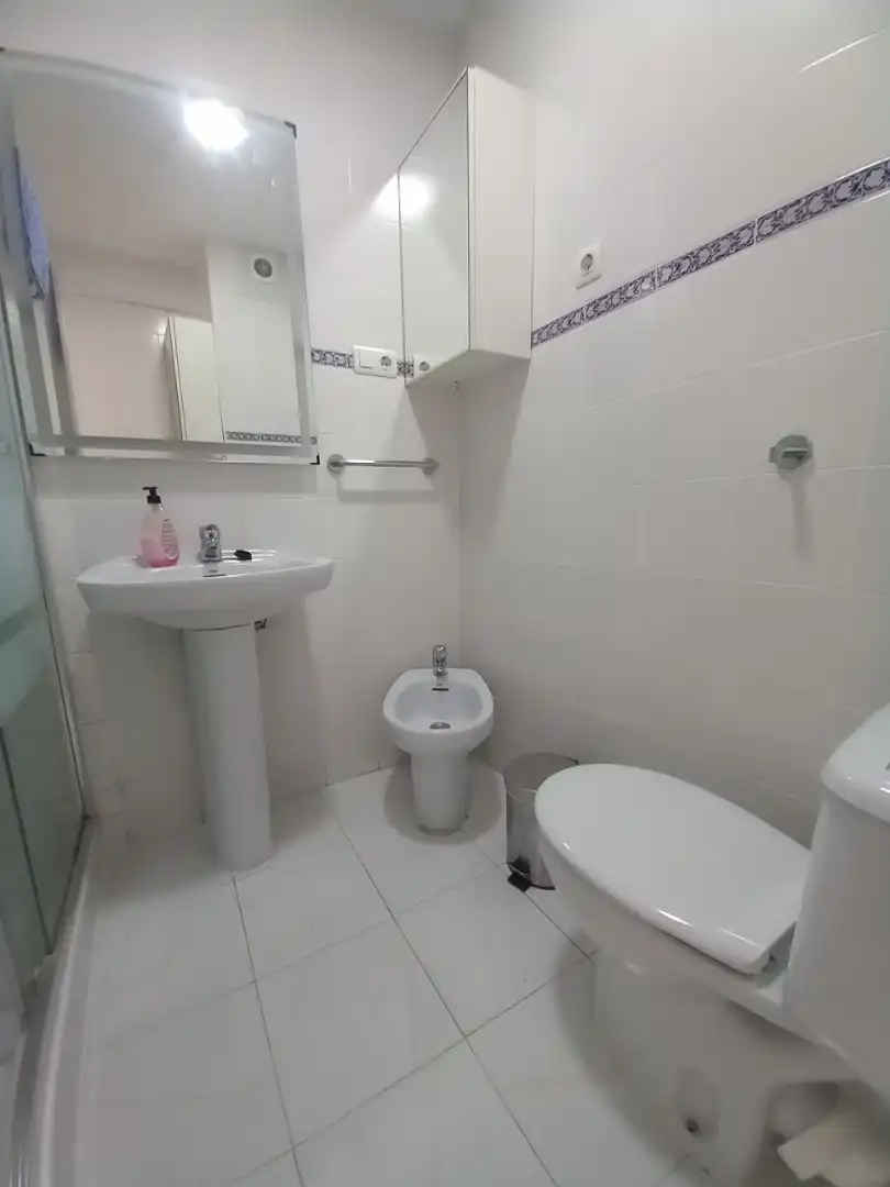 Baño de Piso de alquiler en Málaga con Aire acondicionado, Amueblado y Horno