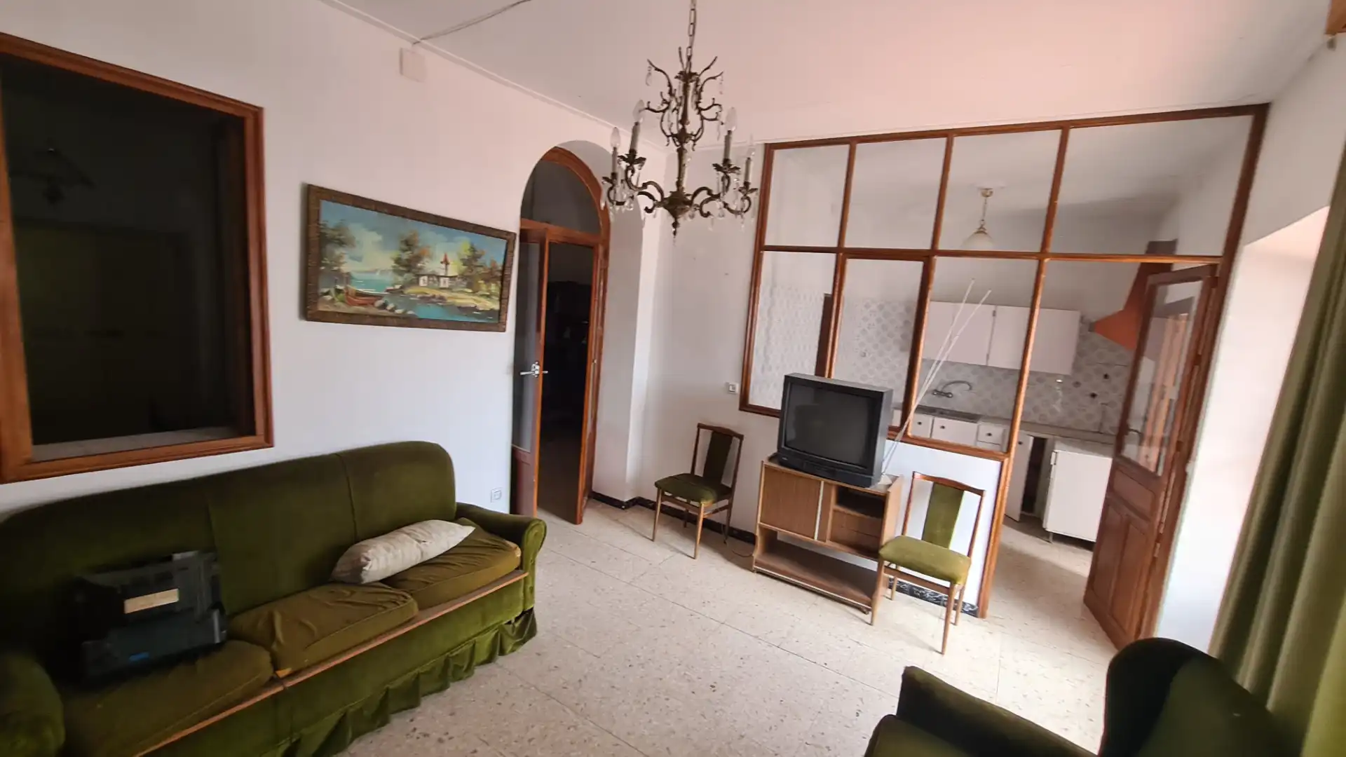 Sala de estar de Casa o chalet en venta en Azuaga con Piscina