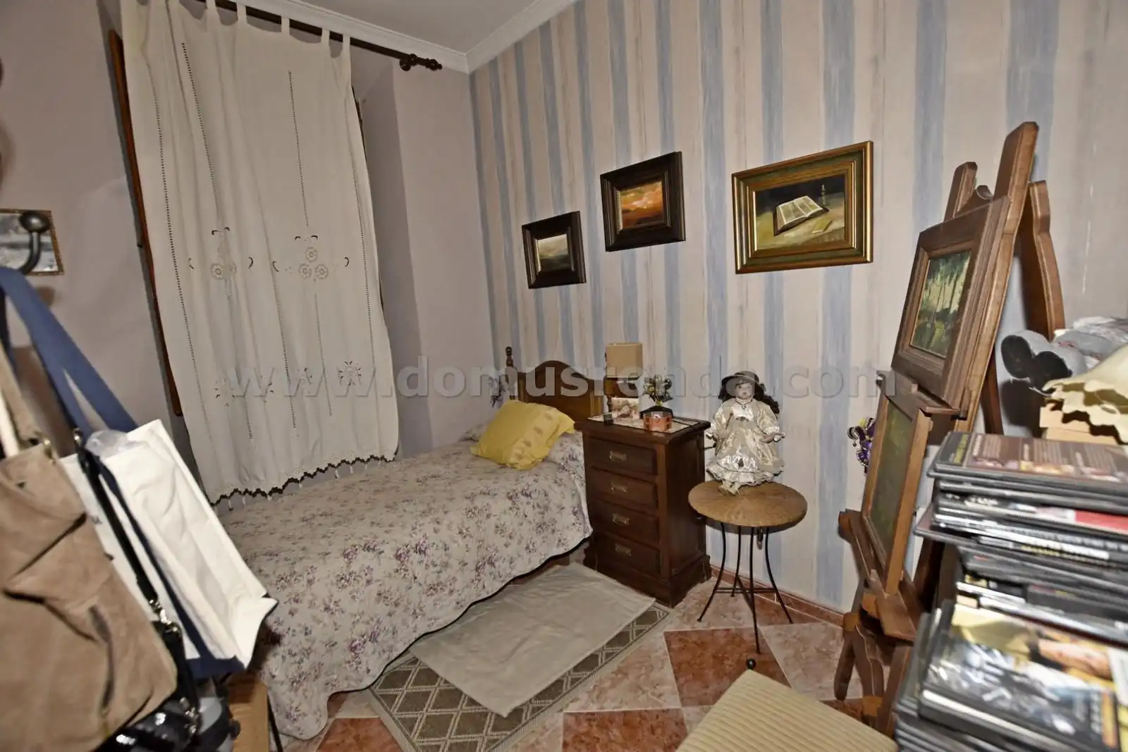 Schlafzimmer von Wohnung zum Verkauf in Ronda mit Heizung, Terrasse und Möbliert