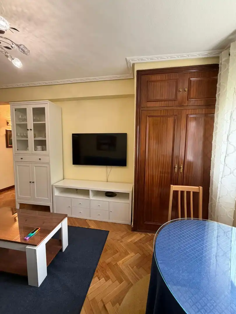 Sala de estar de Piso de alquiler en Madrid con Aire acondicionado, Calefacción y Parquet