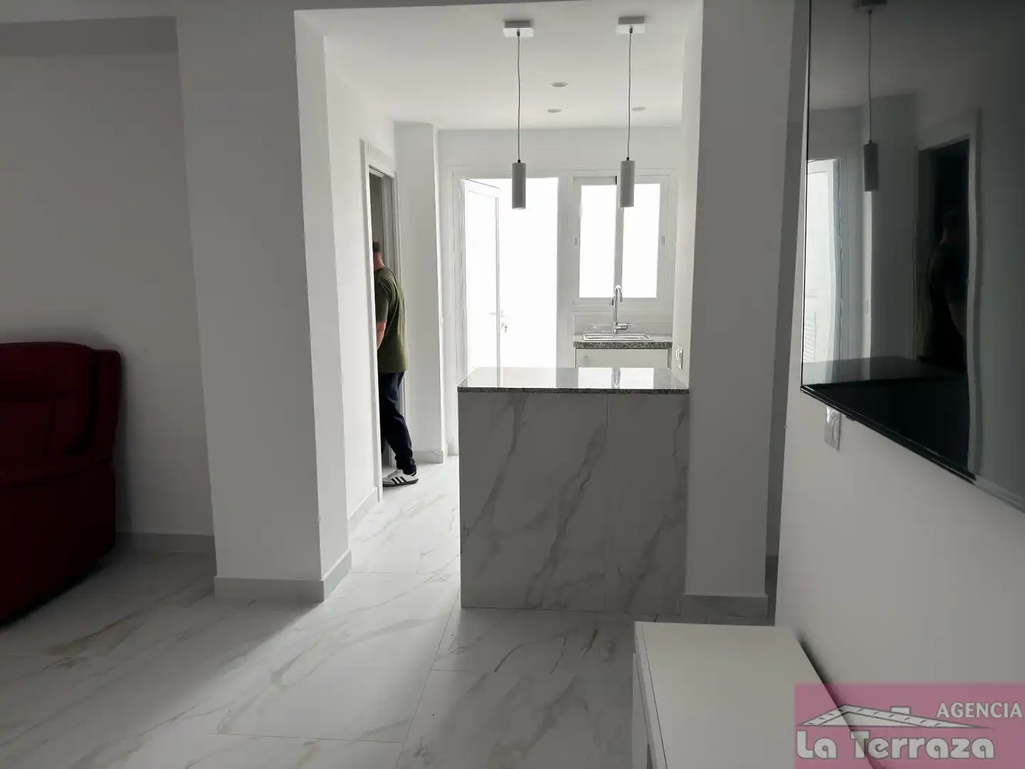 Cocina de Apartamento de alquiler en Estepona con Aire acondicionado