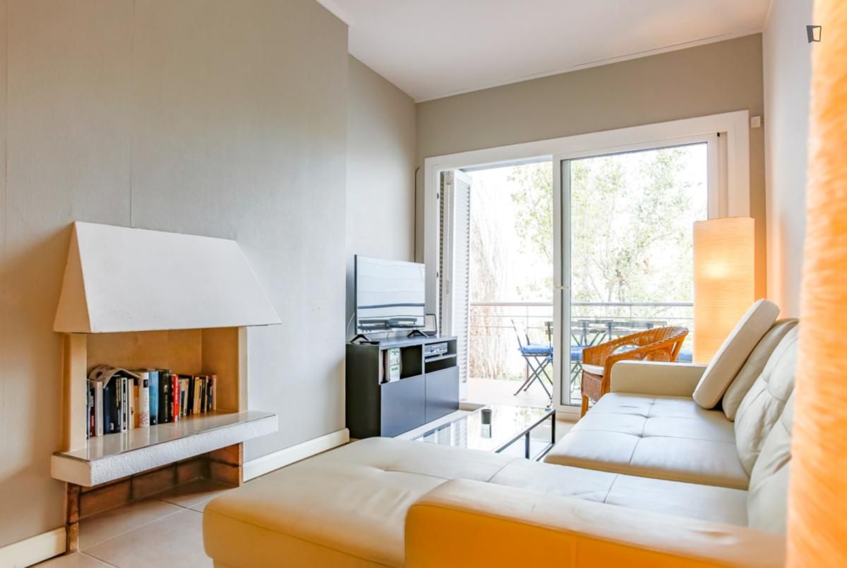 Living room of Apartment to rent in Sitges  with Air Conditioner, Heating and Furnished