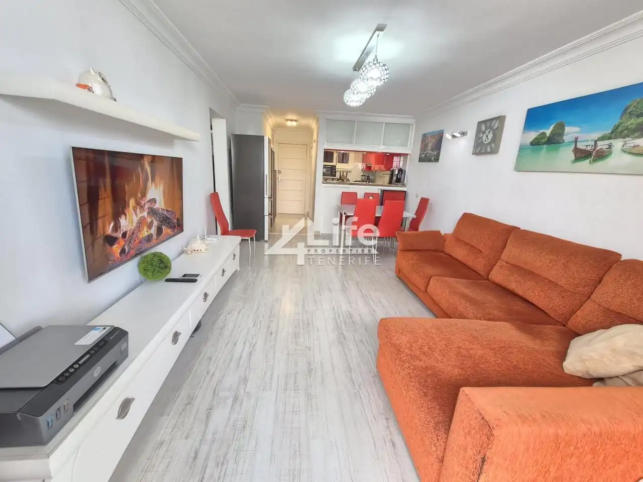 Sala d'estar de Pis en venda en Arona amb Terrassa i Moblat