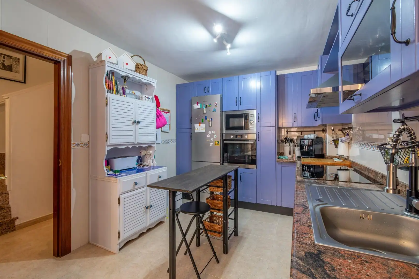 Cocina de Casa adosada en venta en Almería con Aire acondicionado, Calefacción y Terraza