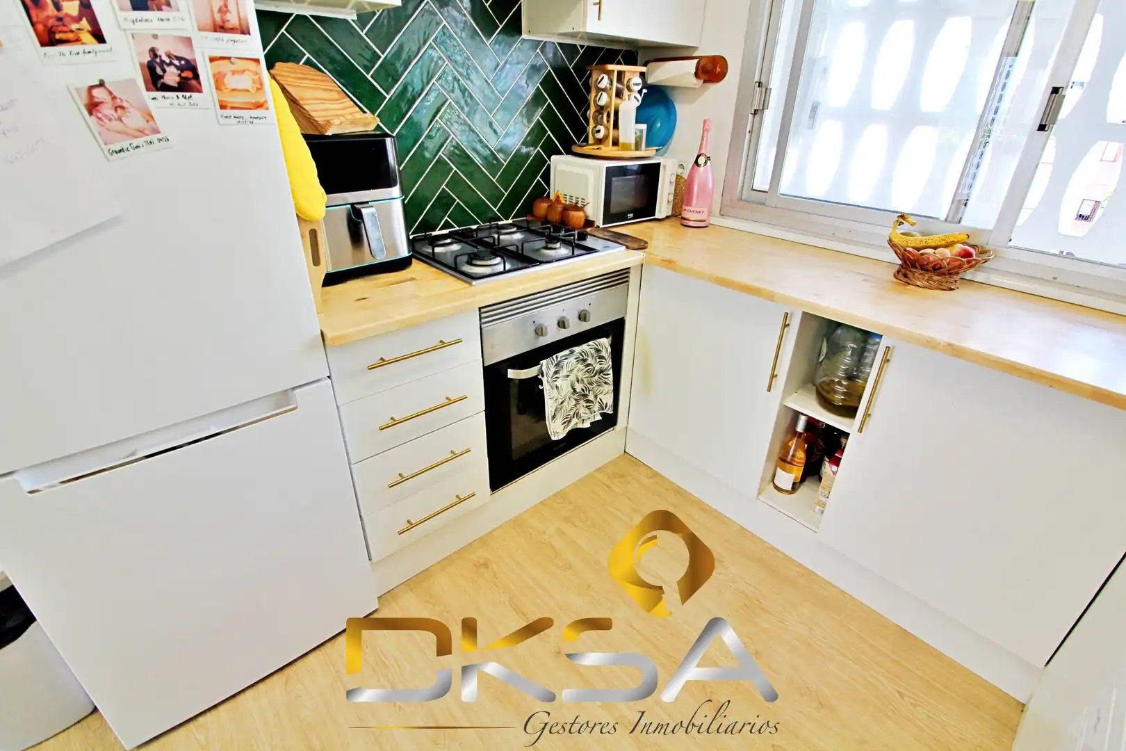 Kitchen of Flat for rent in Castellón de la Plana / Castelló de la Plana  with Heating, Parquet flooring and Furnished