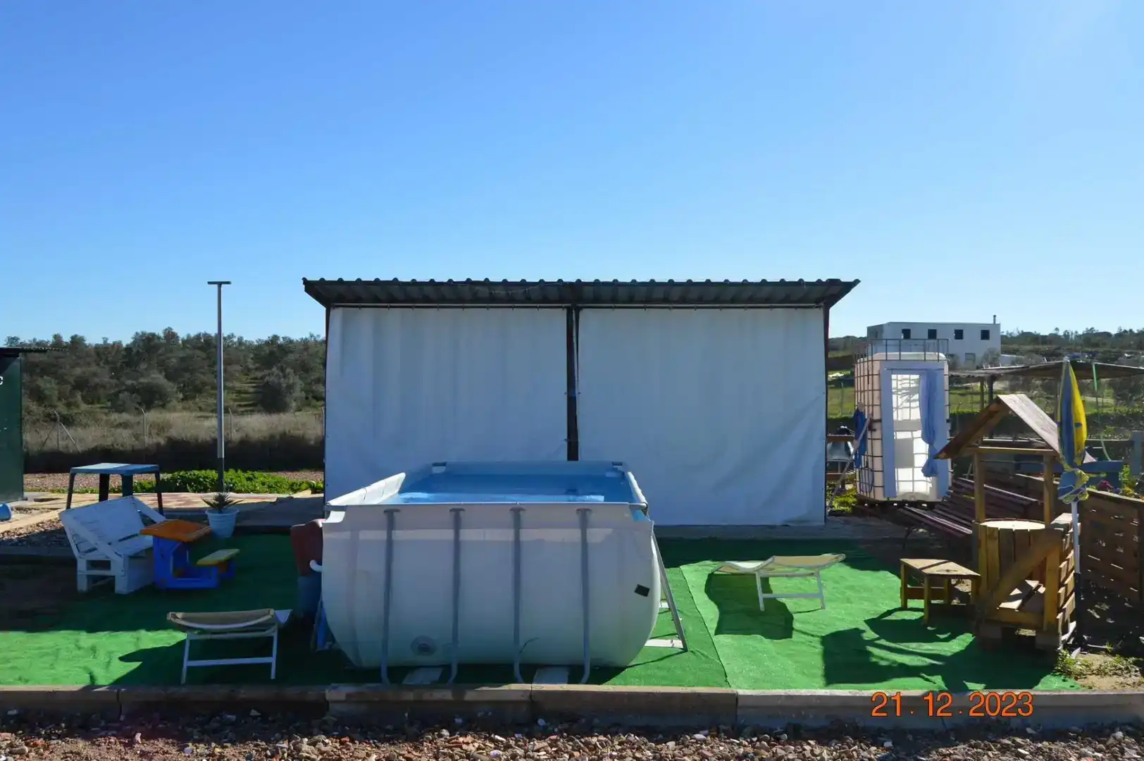 Piscina de Finca rústica en venda en Bonares amb Piscina
