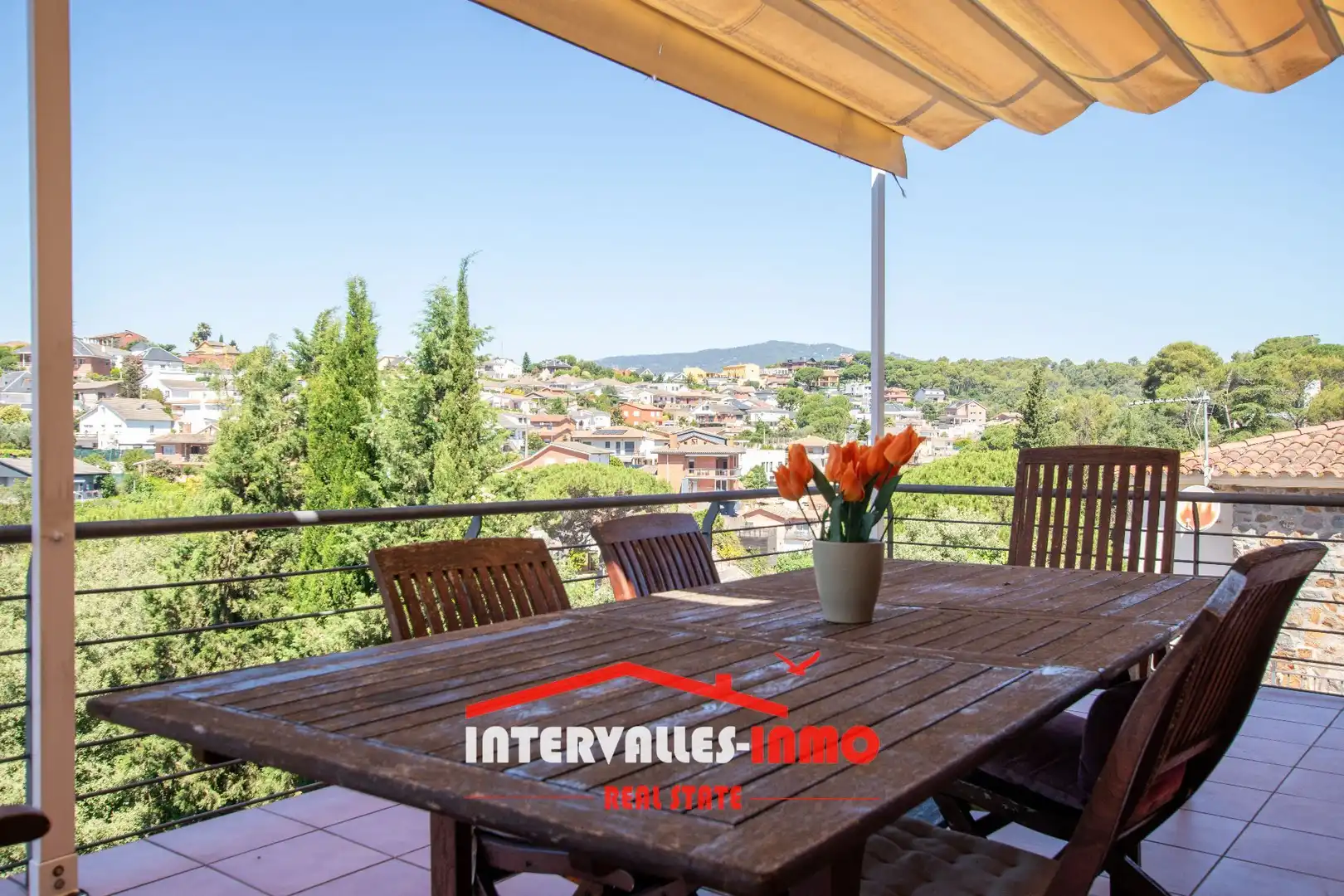 Terraza de Casa o chalet en venta en Caldes de Montbui con Aire acondicionado, Calefacción y Jardín privado