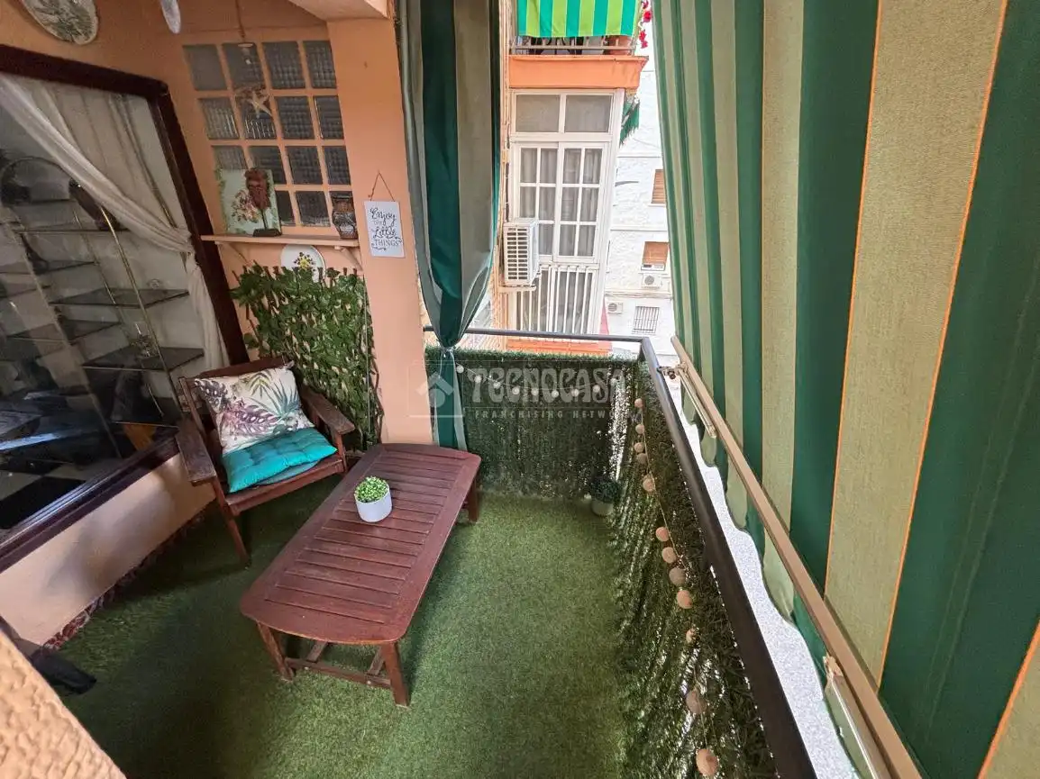Balcony of Flat for sale in Málaga  with Air Conditioner and Furnished