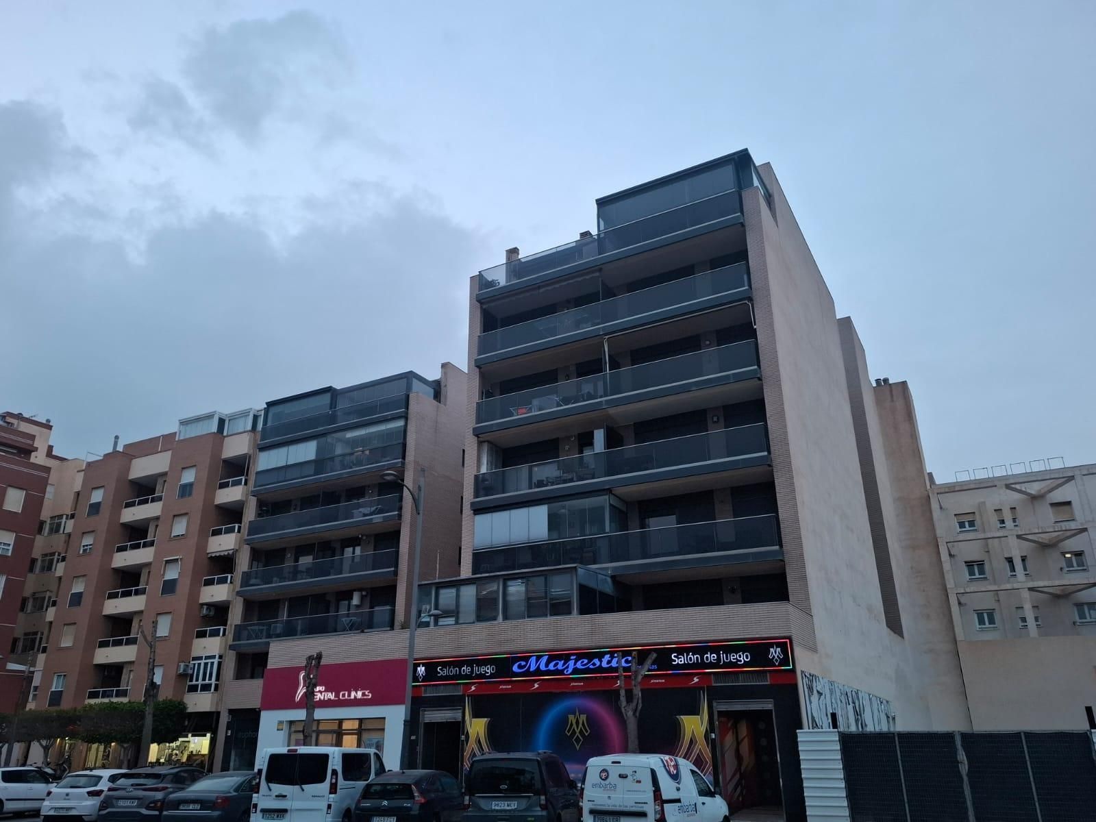 Exterior view of Flat for sale in Roquetas de Mar  with Air Conditioner, Terrace and Furnished