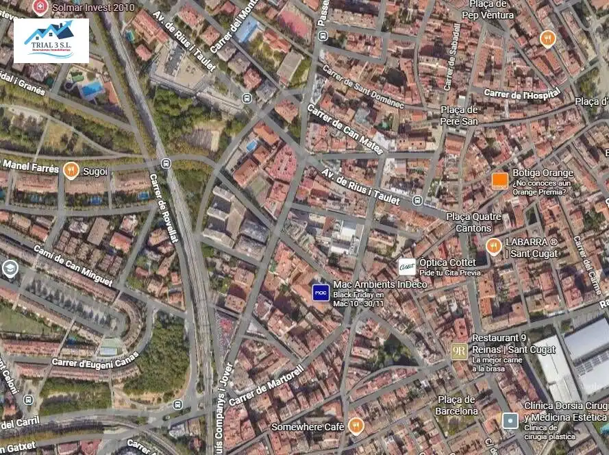 Vista exterior de Piso en venta en Sant Cugat del Vallès
