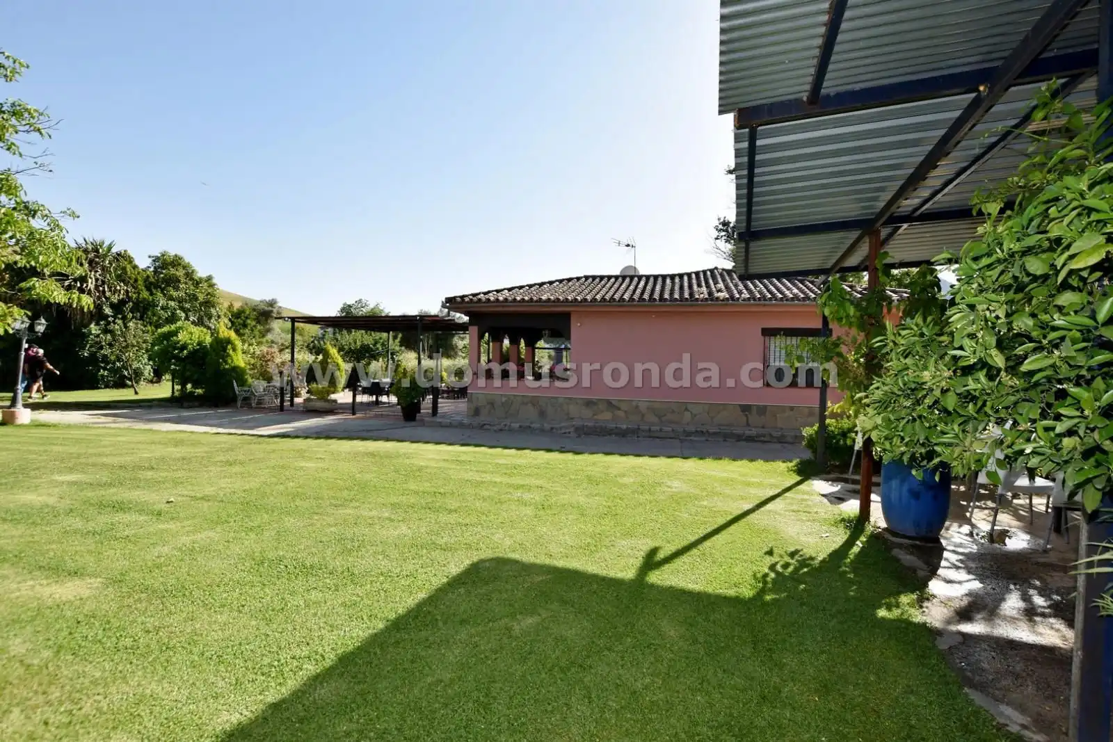 Jardí de Finca rústica en venda en Ronda amb Aire condicionat, Jardí privat i Terrassa