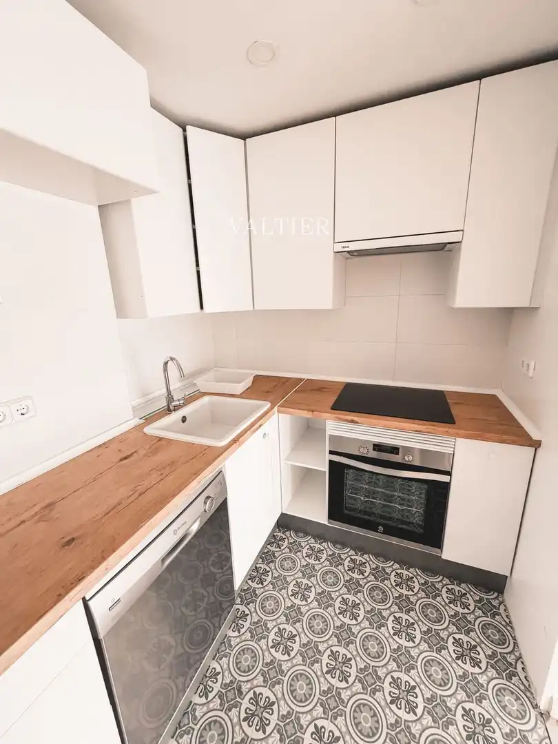 Cocina de Piso de alquiler en Madrid con Aire acondicionado y Terraza