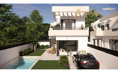 Exterior view of House or chalet for sale in Los Montesinos  with Private garden and Swimming Pool