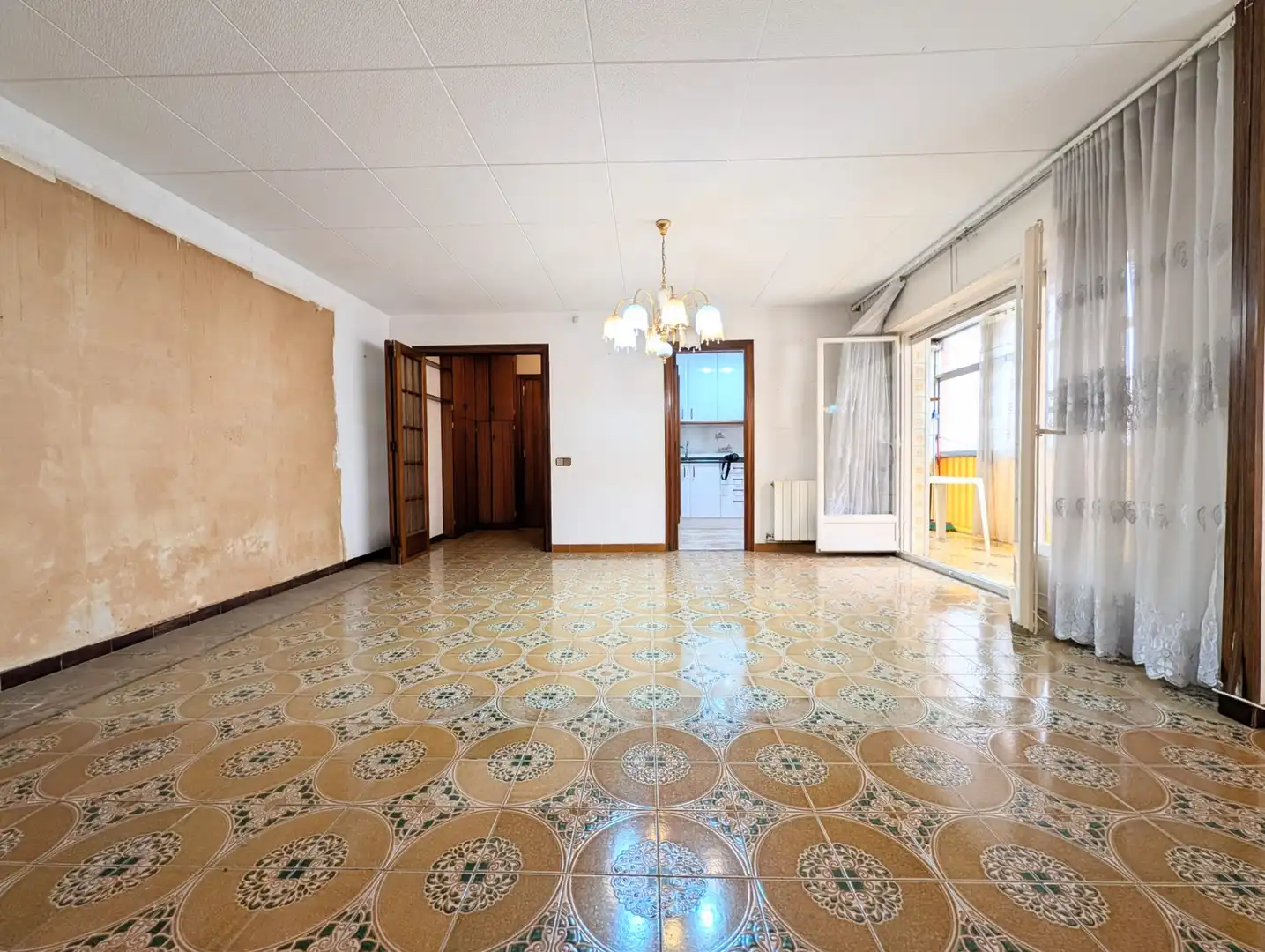 Sala d'estar de Pis en venda en Badalona amb Aire condicionat, Calefacció i Balcó
