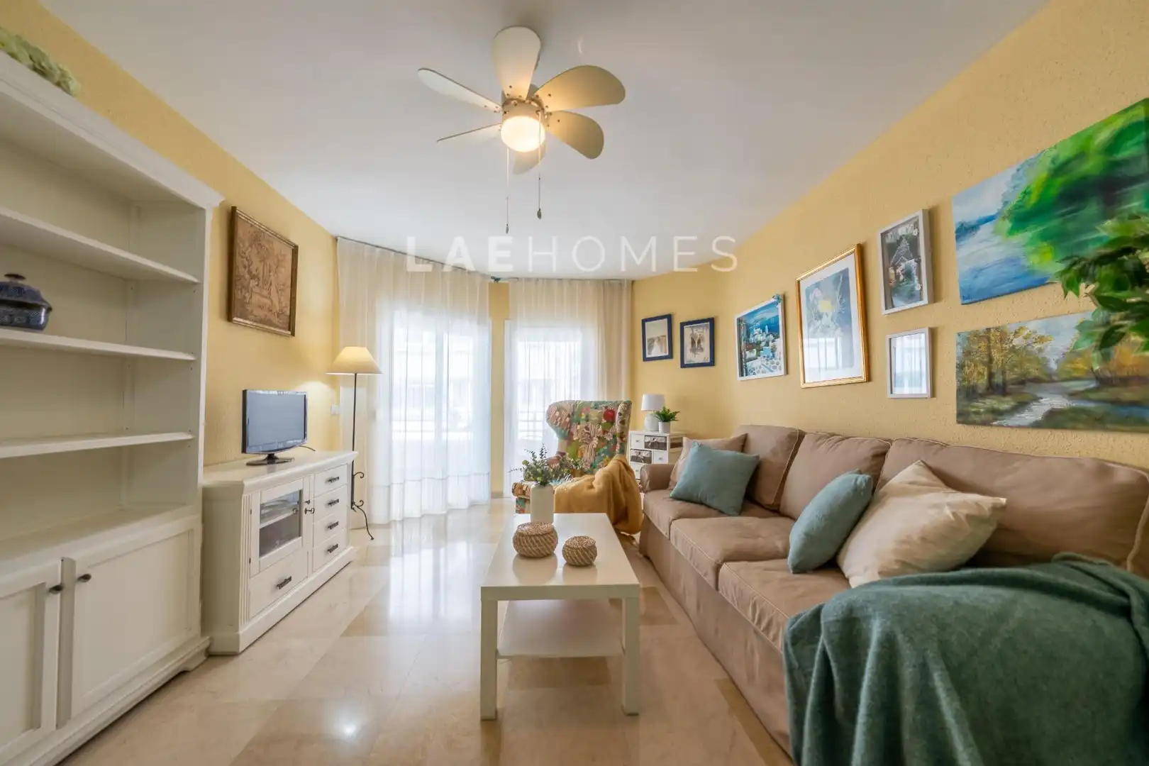 Sala de estar de Apartamento en venta en Marbella con Terraza