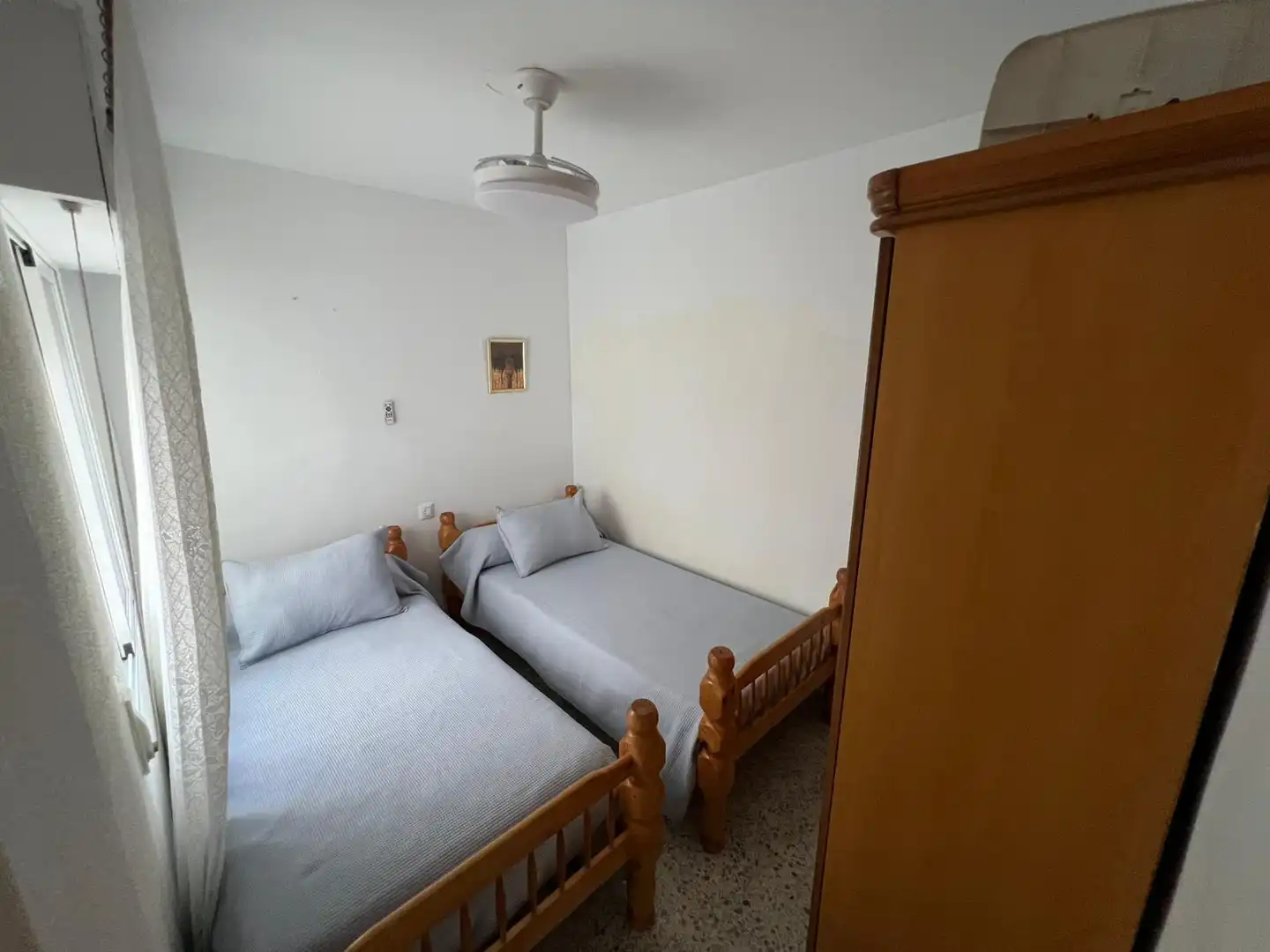 Bedroom of Flat for rent in Chipiona  with Furnished, Washing machine and Microwave