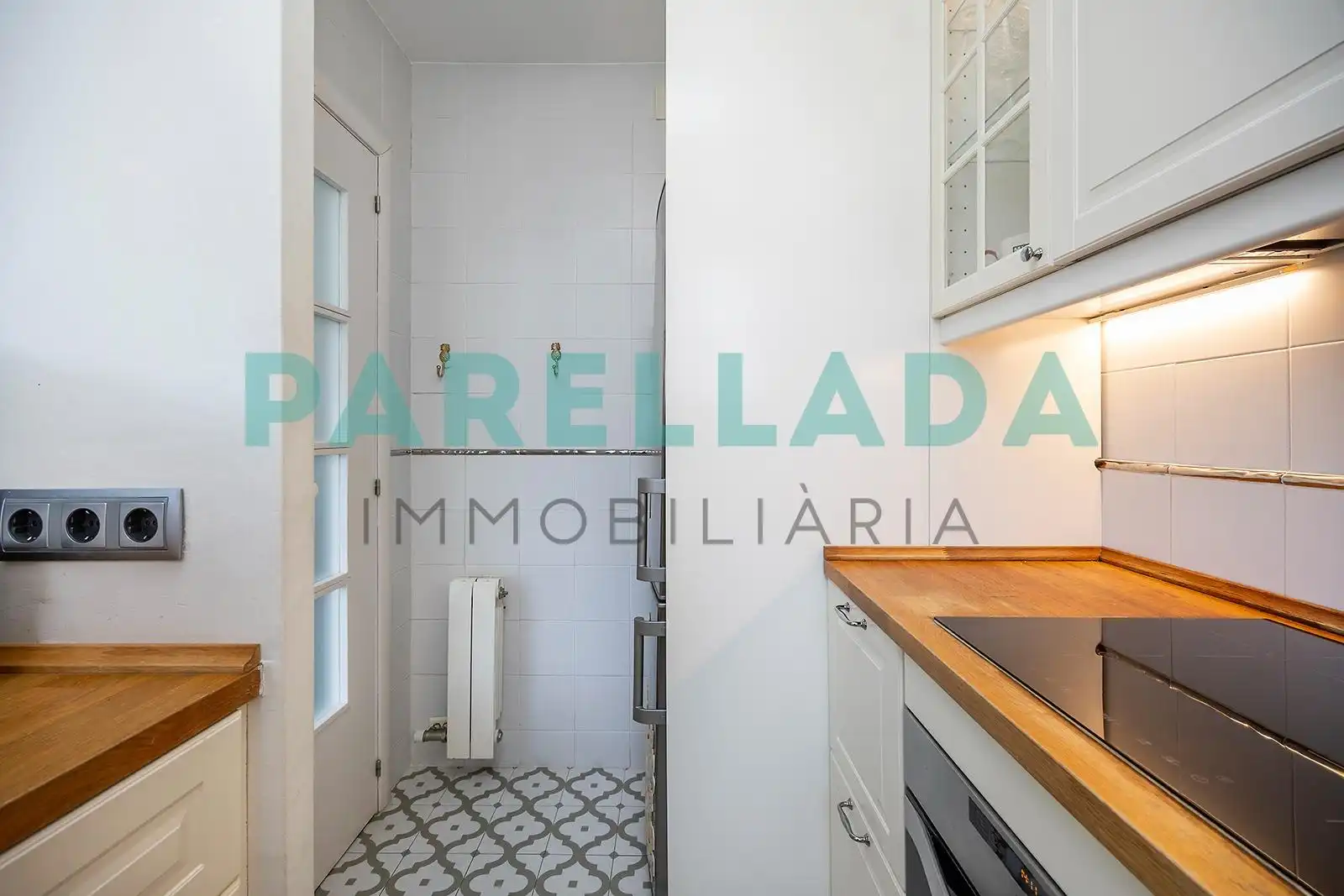 Cocina de Casa o chalet en venta en Badalona con Aire acondicionado, Calefacción y Terraza